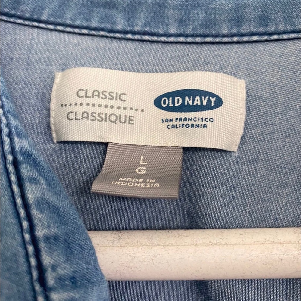Denim Button-Up - Picture 3 of 3